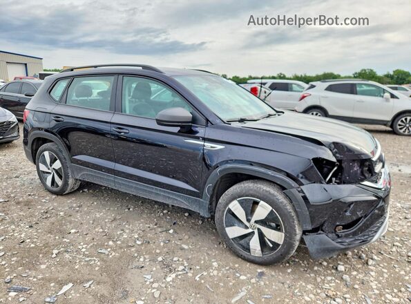 3VV8X7B26RM080356 2024 VOLKSWAGEN TAOS Черный Передняя правая четверть