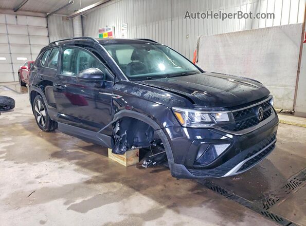 3VV8X7B27RM122095 2024 VOLKSWAGEN TAOS Черный Передняя правая четверть