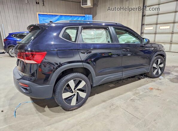 3VV8X7B28RM130089 2024 VOLKSWAGEN TAOS Черный Задняя правая четверть