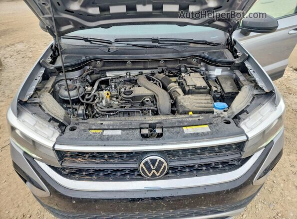 3VVAX7B28PM318528 2023 VOLKSWAGEN TAOS Gray Vista del compartimento del motor