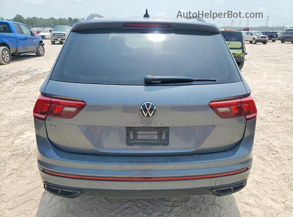 3VVCB7AX0NM023232 2022 VOLKSWAGEN TIGUAN Серый Вид сзади