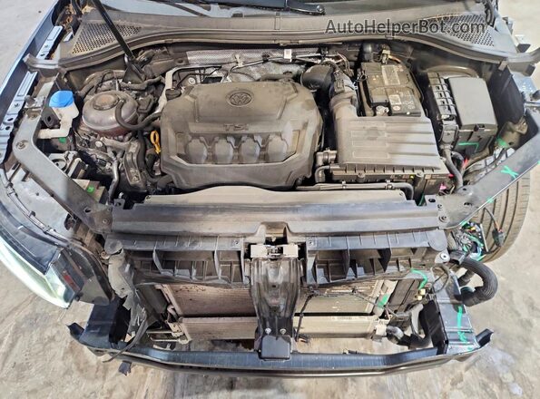 3VVCB7AX0NM061494 2022 VOLKSWAGEN TIGUAN Gray Вид підкапотного простору