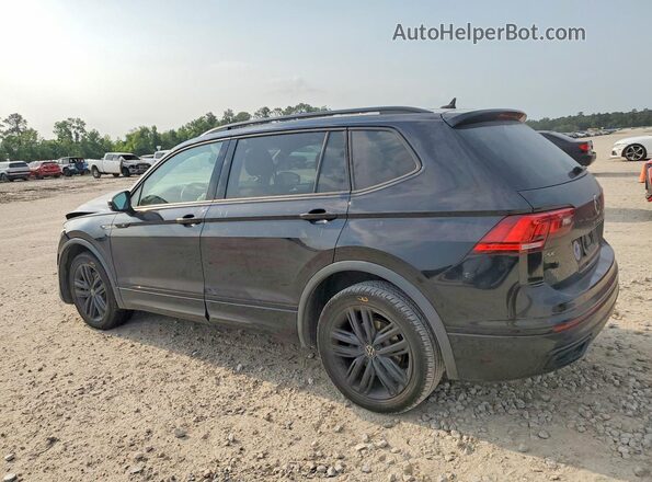 3VVCB7AX3NM109621 2022 VOLKSWAGEN TIGUAN Black უკანა მარცხენა