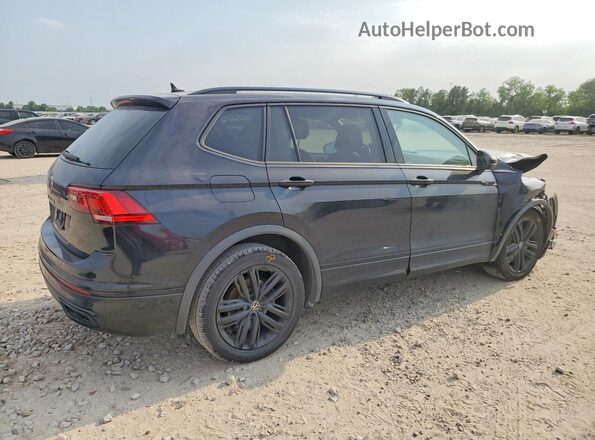 3VVCB7AX3NM109621 2022 VOLKSWAGEN TIGUAN Black უკანა მარჯვენა