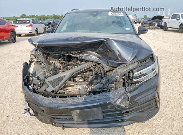 3VVCB7AX3NM109621 2022 VOLKSWAGEN TIGUAN Black წინა ხედი