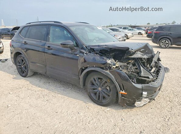 3VVCB7AX3NM109621 2022 VOLKSWAGEN TIGUAN Black წინა მარჯვენა