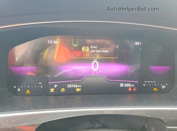 3VVCB7AX4PM124521 2023 VOLKSWAGEN TIGUAN Черный Вид щитка приборов