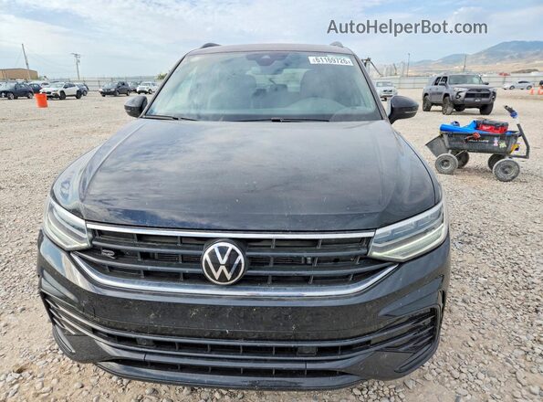 3VVCB7AX6PM117182 2023 VOLKSWAGEN TIGUAN Black Widok z przodu