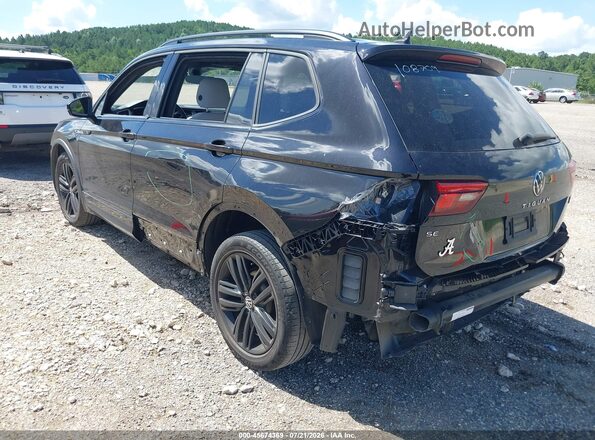 3VVCB7AX8NM145336 2022 VOLKSWAGEN TIGUAN Black Հետևի ձախ