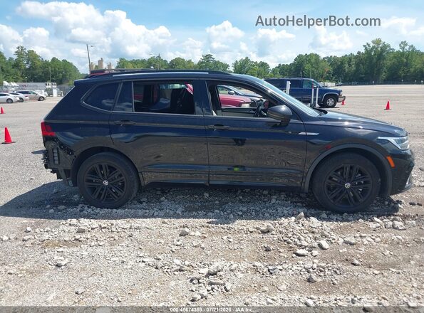 3VVCB7AX8NM145336 2022 VOLKSWAGEN TIGUAN Black Սալոնի 360 աստիճան տեսք