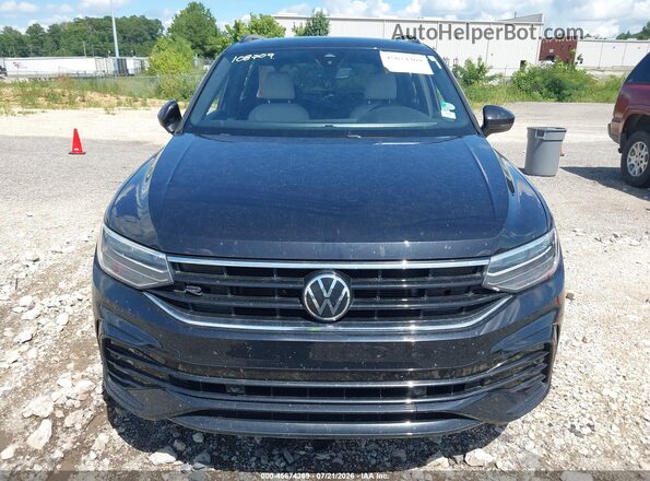 3VVCB7AX8NM145336 2022 VOLKSWAGEN TIGUAN Black Սալոնի հետևի տեսք