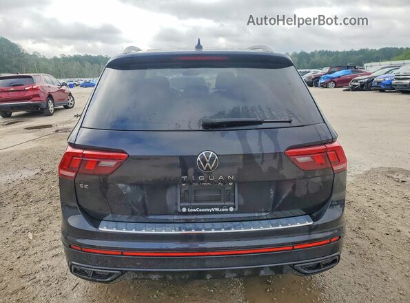 3VVCB7AX9PM001054 2023 VOLKSWAGEN TIGUAN Black უკანა ხედი