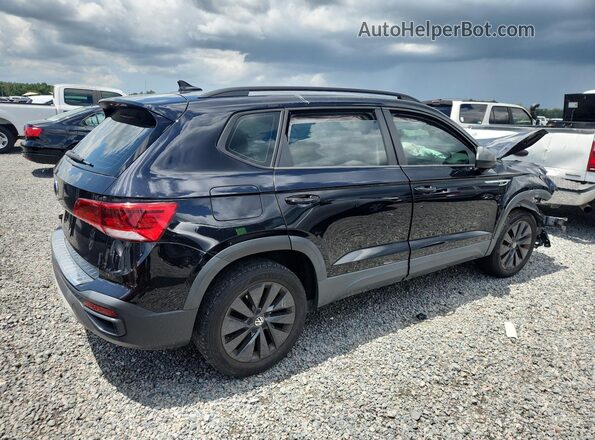 3VVCX7B24NM028616 2022 VOLKSWAGEN TAOS Черный Задняя правая четверть