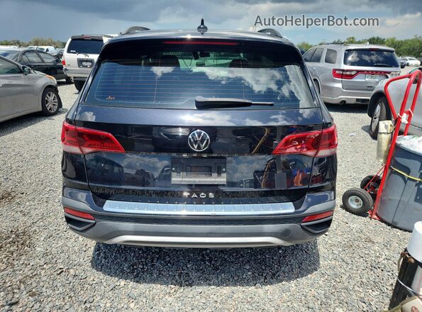 3VVCX7B24NM028616 2022 VOLKSWAGEN TAOS Черный Вид сзади