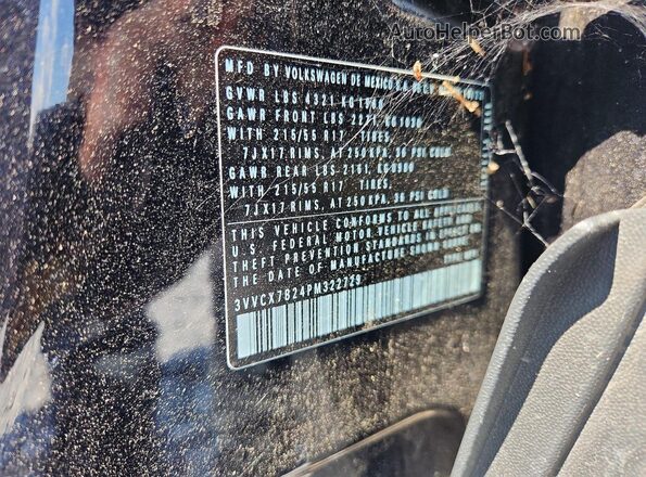 3VVCX7B24PM322729 2023 VOLKSWAGEN TAOS Black Widok komory silnika