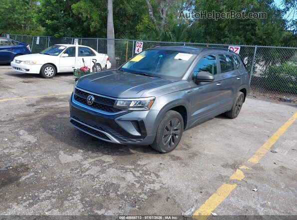 3VVCX7B26PM309433 2023 VOLKSWAGEN TAOS Gray Առջևի ձախ երեք քառորդ տեսարան