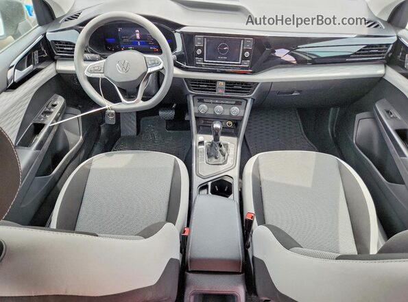 3VVCX7B2XNM099609 2022 VOLKSWAGEN TAOS White Առջևի վահանակի տեսք