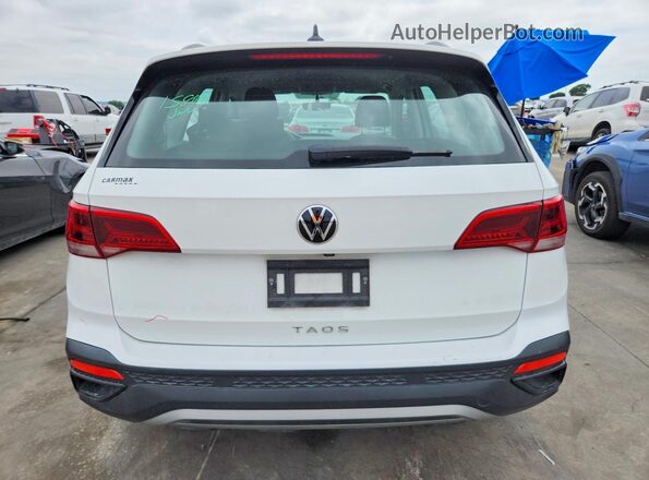 3VVCX7B2XNM099609 2022 VOLKSWAGEN TAOS White Հետևի տեսք