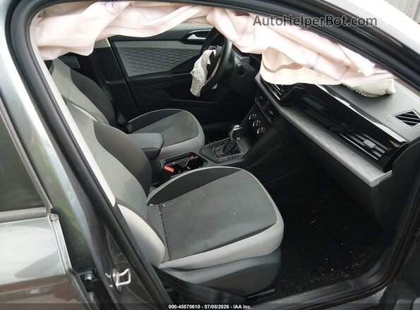 3VVDX7B23NM060199 2022 VOLKSWAGEN TAOS Gray Widok wnętrza z przodu