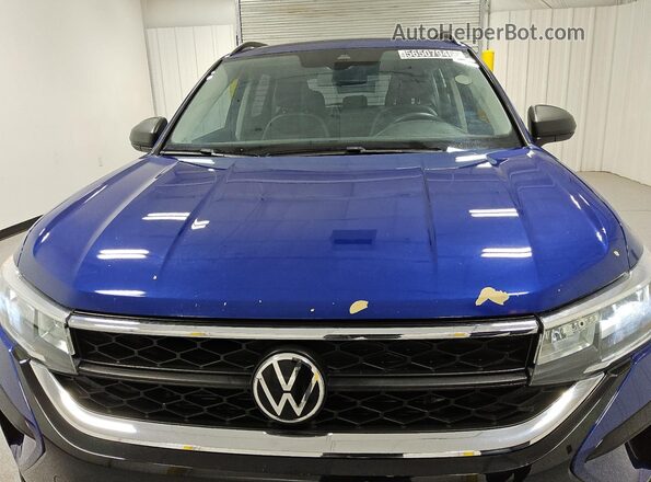 3VVDX7B25NM033814 2022 VOLKSWAGEN TAOS Синий 