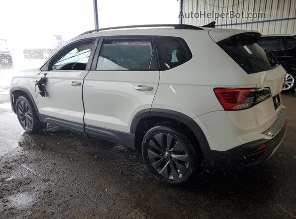 3VVDX7B27NM005206 2022 VOLKSWAGEN TAOS White Вид наклейки з VIN-кодом