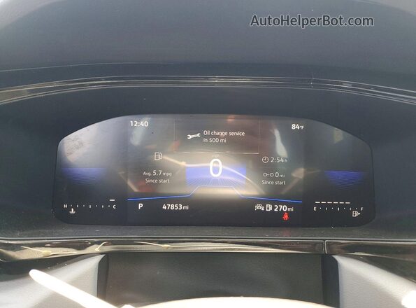3VVDX7B28PM347105 2023 VOLKSWAGEN TAOS Blue Vista del cuadro de instrumentos