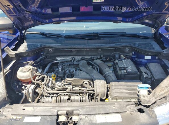 3VVDX7B2XNM029970 2022 VOLKSWAGEN TAOS Blue ძრავის განყოფილების ხედი