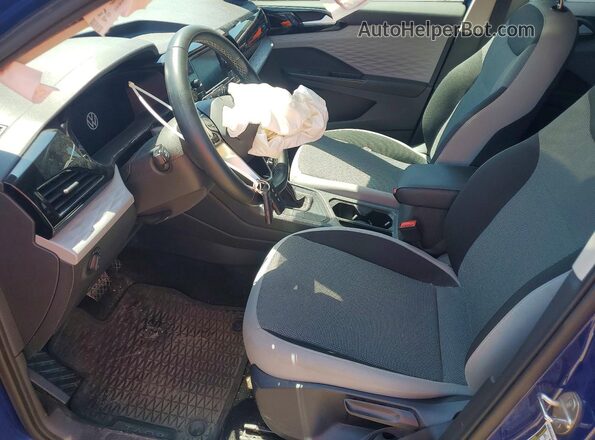 3VVDX7B2XNM029970 2022 VOLKSWAGEN TAOS Blue წინა სალონის ხედი