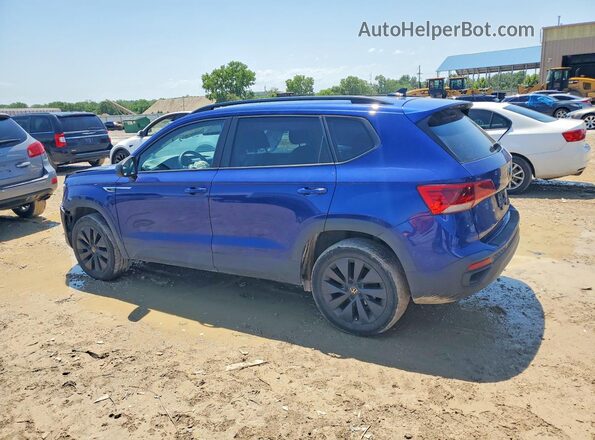 3VVDX7B2XNM029970 2022 VOLKSWAGEN TAOS Blue უკანა მარცხენა