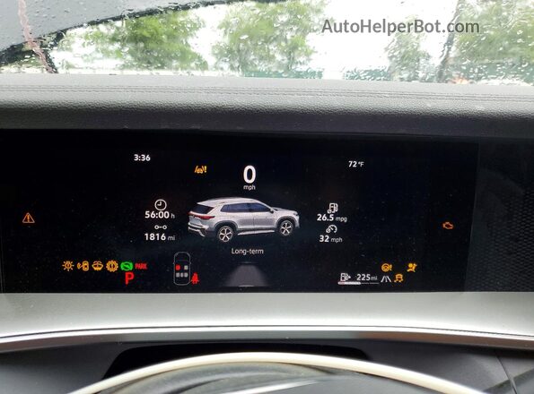 3VVER7RM1TM019895 2026 VOLKSWAGEN TIGUAN Black Вид щитка приладів