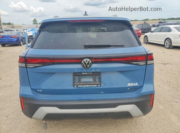 3VVER7RM3TM008087 2026 VOLKSWAGEN TIGUAN Blue Widok z tyłu