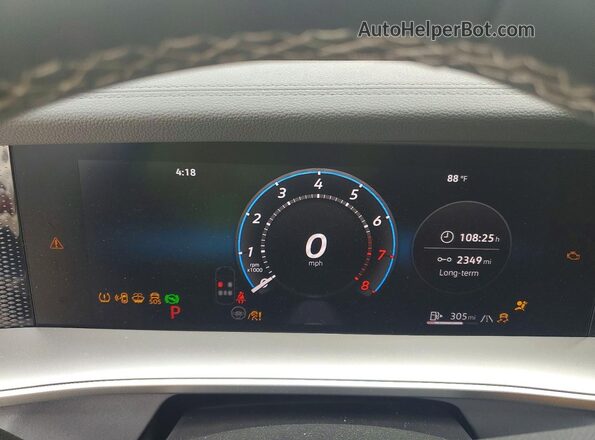3VVER7RM3TM008087 2026 VOLKSWAGEN TIGUAN Blue Widok zestawu wskaźników