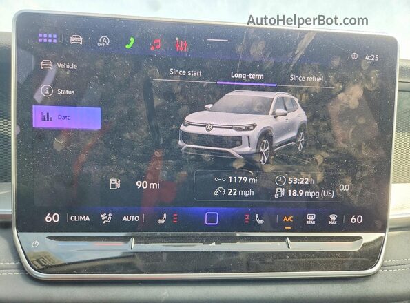 3VVER7RM4TM036559 2026 VOLKSWAGEN TIGUAN Silver Vista del cuadro de instrumentos