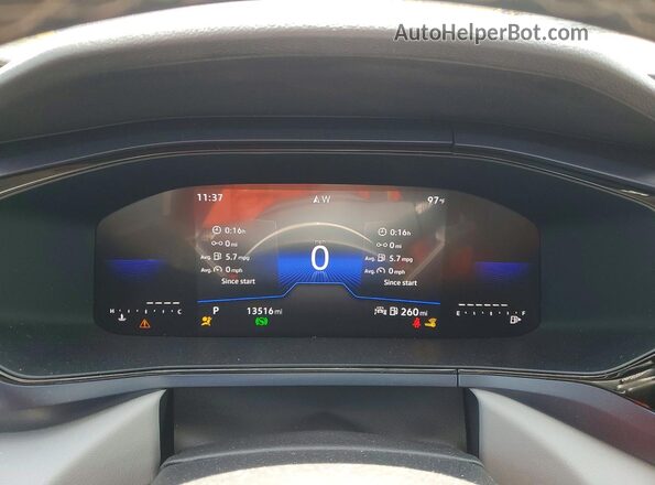 3VVEX7B25RM057993 2024 VOLKSWAGEN TAOS Черный Вид щитка приборов
