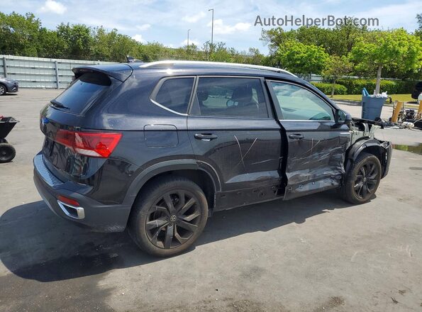 3VVEX7B25RM057993 2024 VOLKSWAGEN TAOS Черный Задняя правая четверть