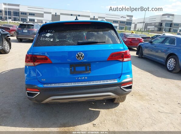 3VVEX7B27PM328016 2023 VOLKSWAGEN TAOS Blue 