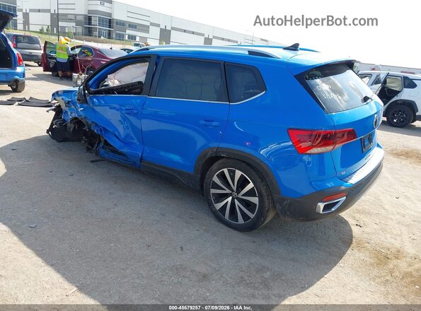 3VVEX7B27PM328016 2023 VOLKSWAGEN TAOS Blue Rear left