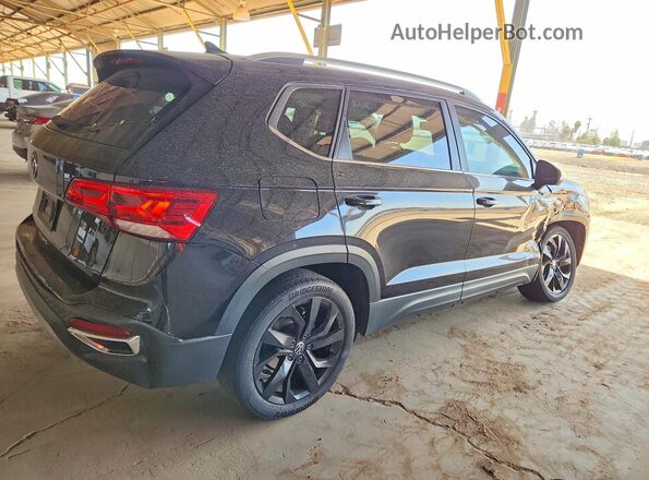 3VVEX7B28PM327294 2023 VOLKSWAGEN TAOS Black Հետևի աջ
