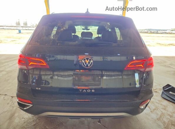 3VVEX7B28PM327294 2023 VOLKSWAGEN TAOS Black Հետևի տեսք