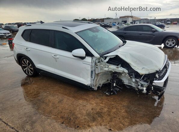 3VVEX7B2XRM055978 2024 VOLKSWAGEN TAOS Белый Передняя правая четверть