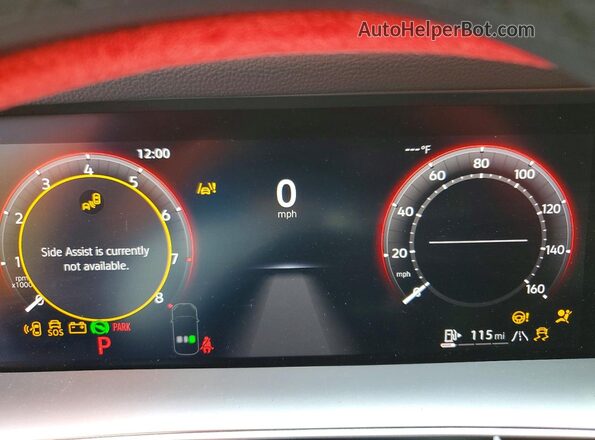 3VVGR7RM3SM024491 2025 VOLKSWAGEN TIGUAN White Вид щитка приладів