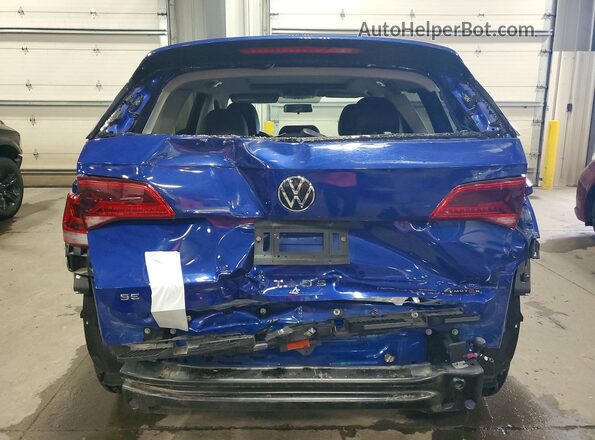 3VVLX7B20NM072113 2022 VOLKSWAGEN TAOS Blue Widok z tyłu