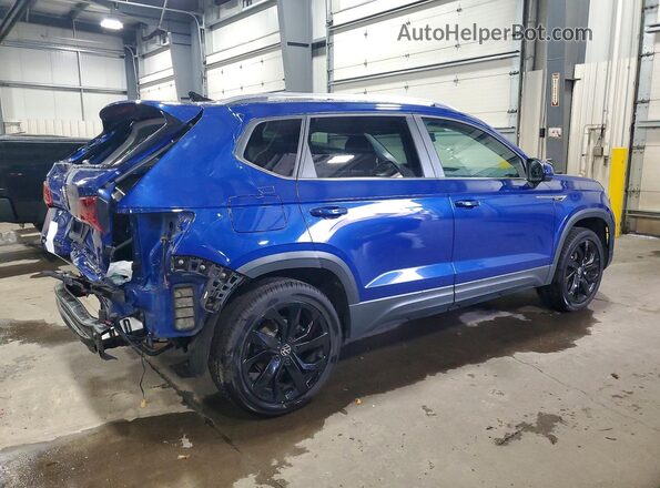 3VVLX7B20NM072113 2022 VOLKSWAGEN TAOS Blue Tył prawy