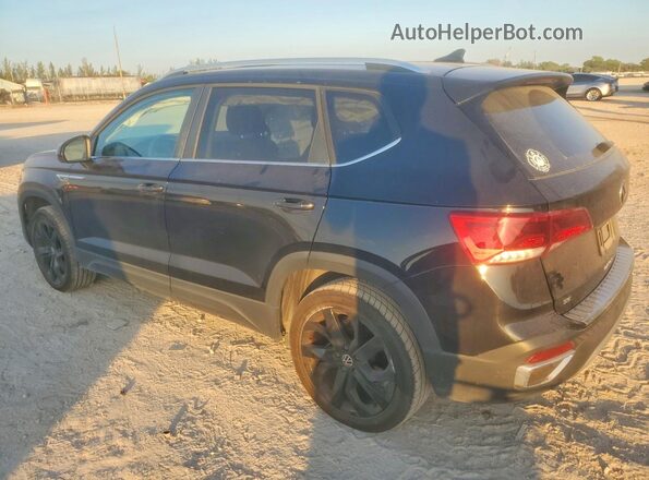 3VVLX7B21NM083346 2022 VOLKSWAGEN TAOS Черный Задняя левая четверть