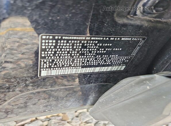 3VVLX7B22NM080780 2022 VOLKSWAGEN TAOS Черный Вид подкапотного пространства