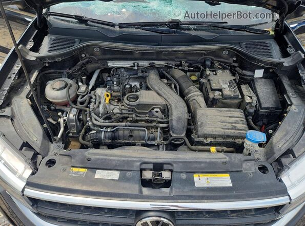 3VVLX7B22NM080780 2022 VOLKSWAGEN TAOS Черный Вид задней части салона