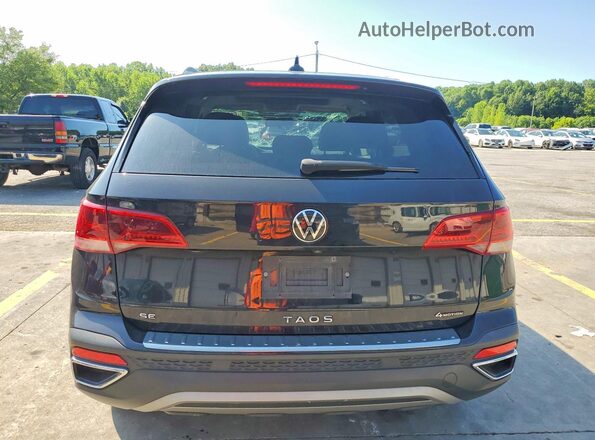3VVLX7B26NM048849 2022 VOLKSWAGEN TAOS Black Vista trasera