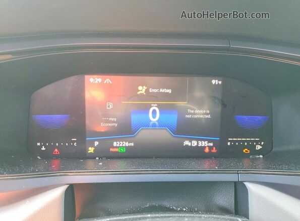 3VVLX7B26NM048849 2022 VOLKSWAGEN TAOS Black Vista del cuadro de instrumentos
