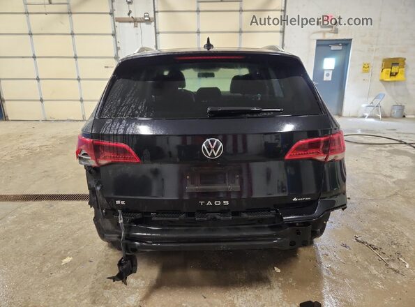 3VVLX7B2XNM056811 2022 VOLKSWAGEN TAOS Black Սալոնի 360 աստիճան տեսք