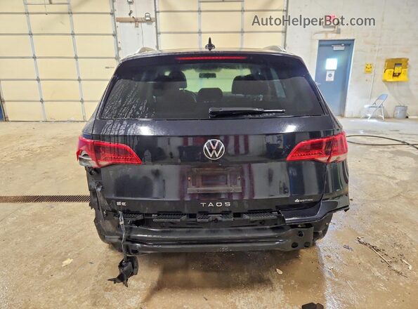 3VVLX7B2XNM056811 2022 VOLKSWAGEN TAOS Black Հետևի տեսք